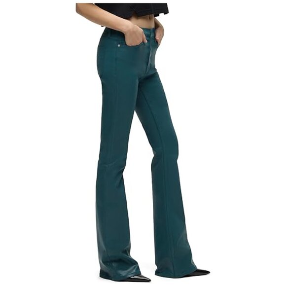 NWT Hudson Womens Barbara Coated High Rise Bootcut Jean Size 23 - Picture 2 of 8